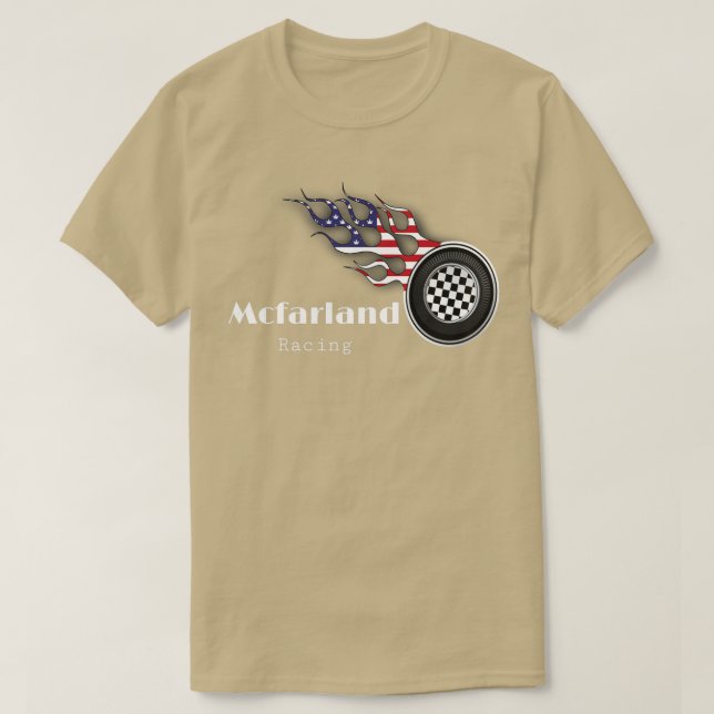 Cleetus Mcfarland Racing  T-Shirt (Design Front)