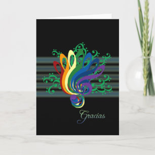 Clef Bouquet Thank You in Spanish Card