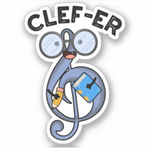 Clef-er Funny Music Pun 