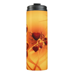 Clef grades love heart music thermal tumbler