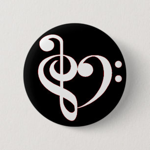 Clef Heart Button