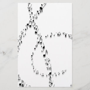 Clef notes stationery