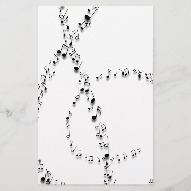 Clef notes stationery (Front)