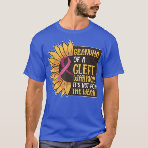 Cleft Palate Lip Grandma Strong Awareness T-Shirt