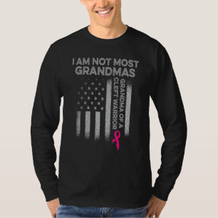 Cleft Palate Lip Most Grandma Strong Awareness T-Shirt