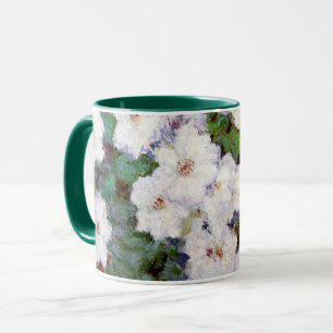 Clematis, 1887 painting by Monet, Mug