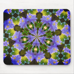 Clematis Abstract Flower Art Mouse Mat
