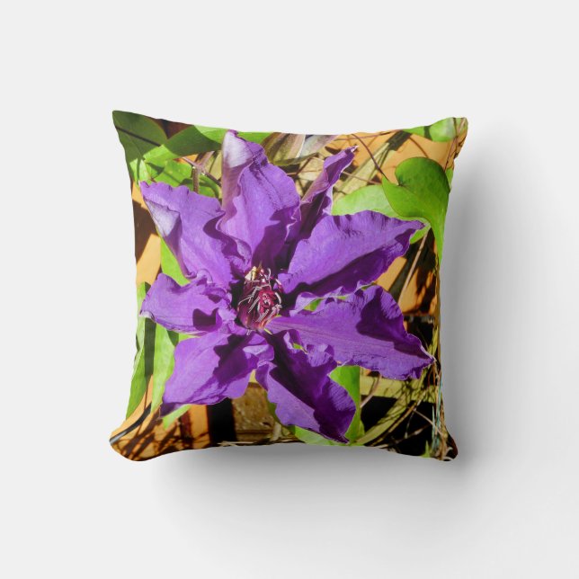 CLEMATIS CUSHION (Front)