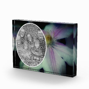 Clematis Flower Petals Create Your Own Photo Block