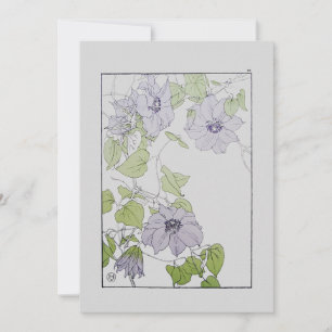 Clematis Holiday Card