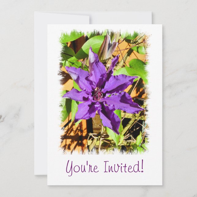 CLEMATIS INVITATION (Front)