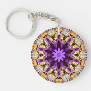 CLEMATIS KEY RING