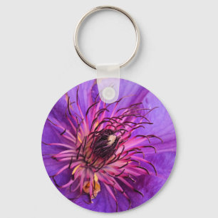 CLEMATIS KEY RING
