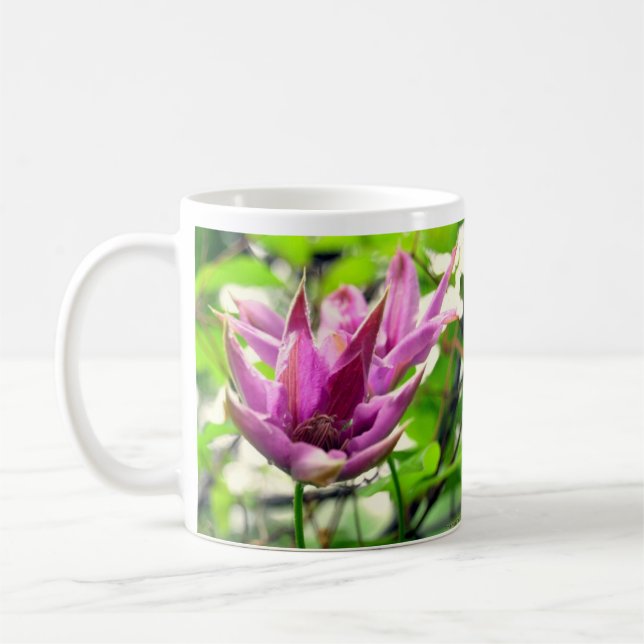 Clematis mug (Left)