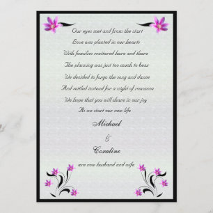 Clematis on Stoney Path elopement announcement