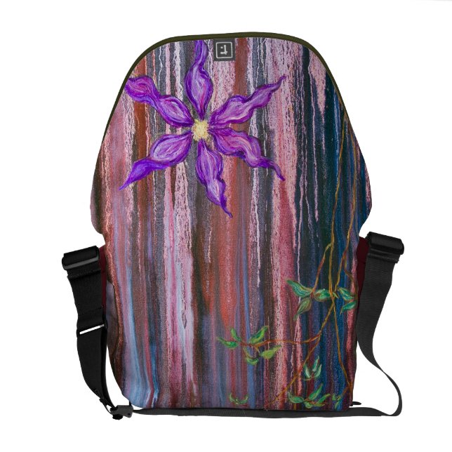 Clematis Rickshaw Bag Messenger Bag (Back Open)
