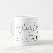 Clémence peptide name mug (Front Left)