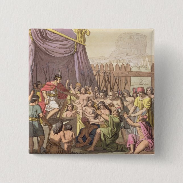 Clemency of Mayta-Capac: offers pardon to conquere 15 Cm Square Badge (Front)