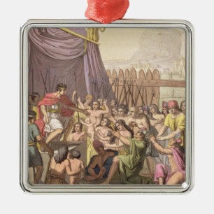 Clemency of Mayta-Capac: offers pardon to conquere Metal Tree Decoration