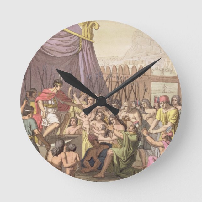 Clemency of Mayta-Capac: offers pardon to conquere Round Clock (Front)