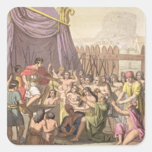 Clemency of Mayta-Capac: offers pardon to conquere Square Sticker