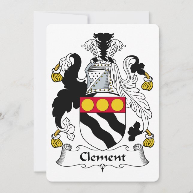 Clement Family Crest (Front)