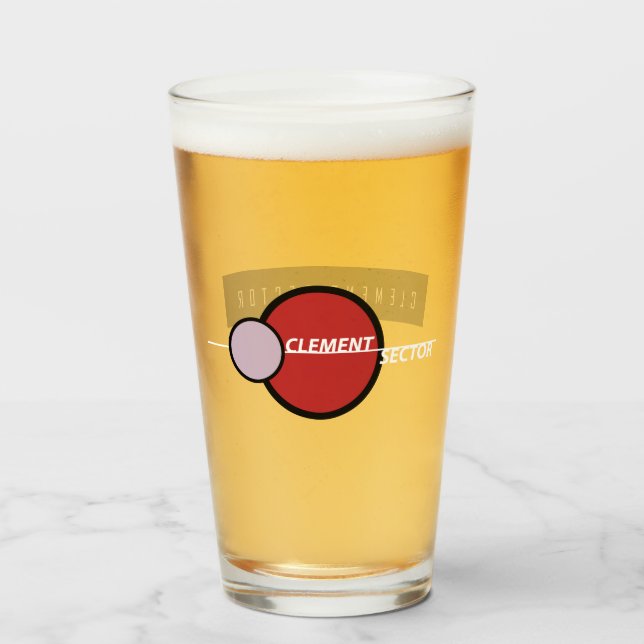 Clement Sector Glass (Back Filled)