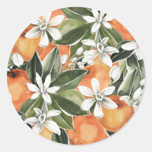 Clementine Baby Shower envelope seal