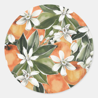 Clementine Baby Shower envelope seal