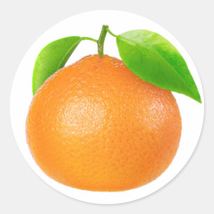 Clementine Classic Round Sticker