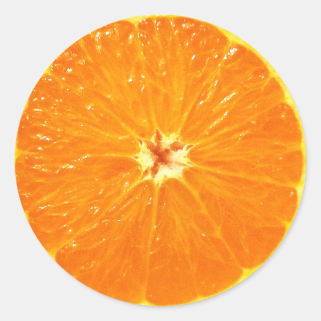 Clementine Classic Round Sticker (Front)