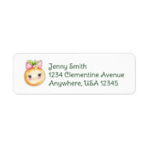 Clementine Cutie Address label