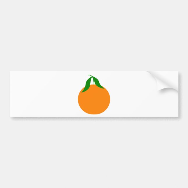 clementine design bumper sticker (Front)