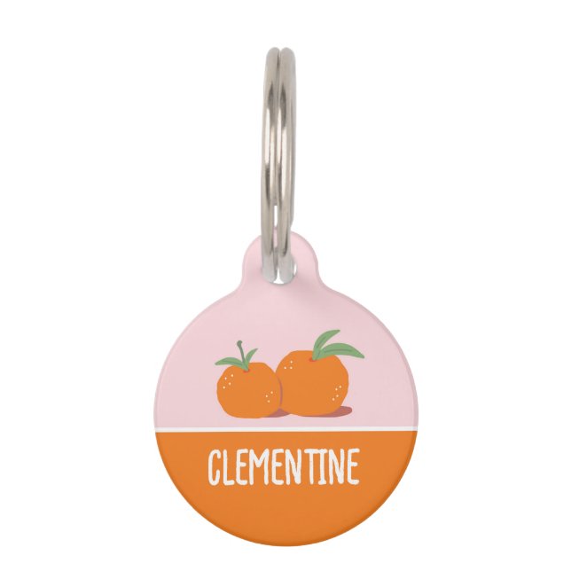 Clementine Pet Tag (Front)