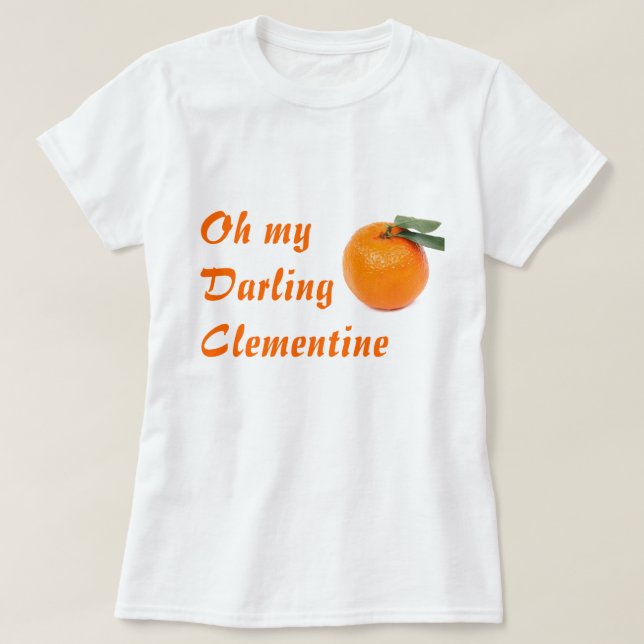 clementine shirt (Design Front)