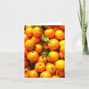 Clementines at Nice Fruit Market Holiday Card