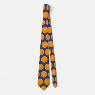 Clementines on Blue Tie