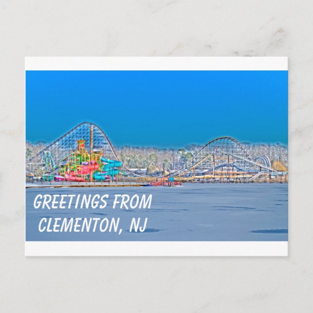 Clementon, NJ Postcard (Front)