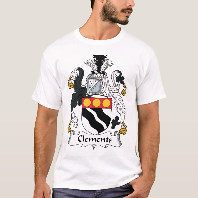 Clements Family Crest T-Shirt (Front)