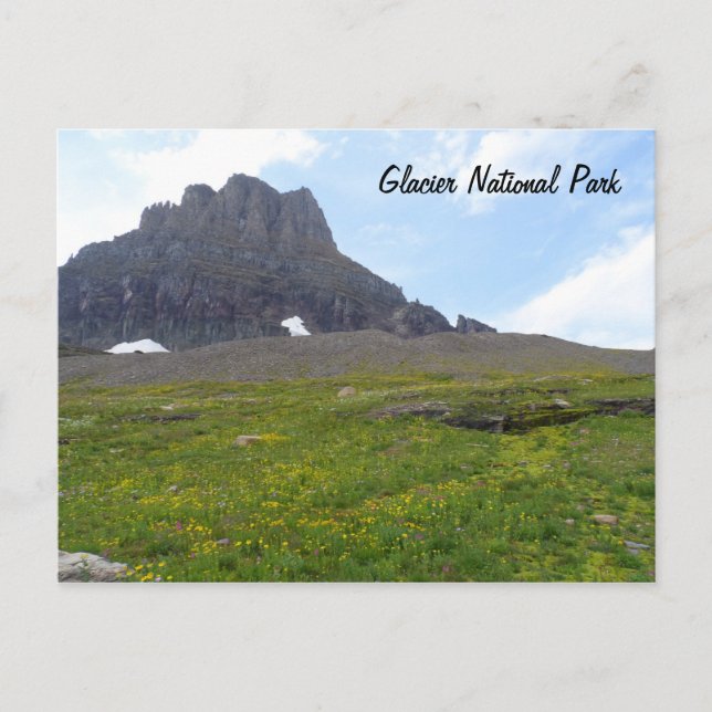 Clements Mountain- Glacier National Park Postcard (Front)