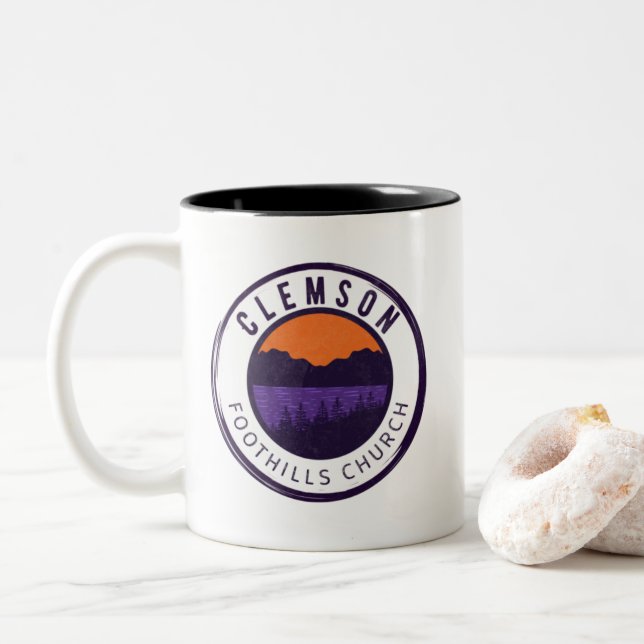 Clemson Foothills Church Coffee Mug (With Donut)