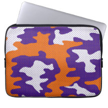 Clemson-Inspired Orange & Purple Tiger Camo