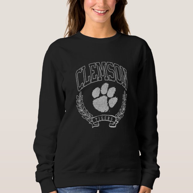Clemson Tigers Victory Vintage Orange Sweatshirt (Front)