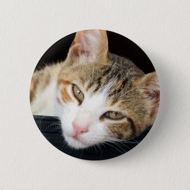 Cleo Cat Button (Front)