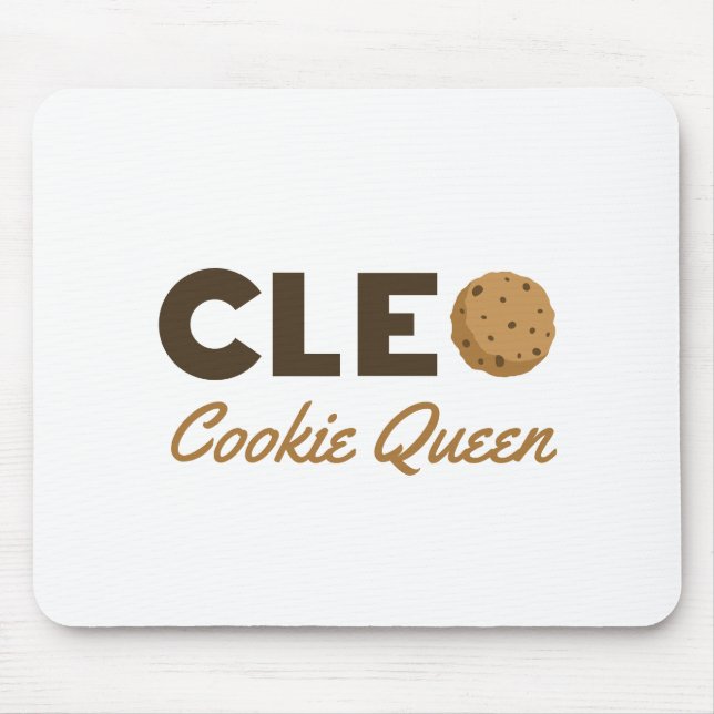 Cleo cookie Queen mouse pad (Front)