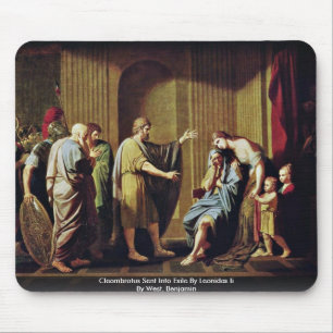 Cleombrotus Sent Into Exile By Leonidas Ii Mouse Mat