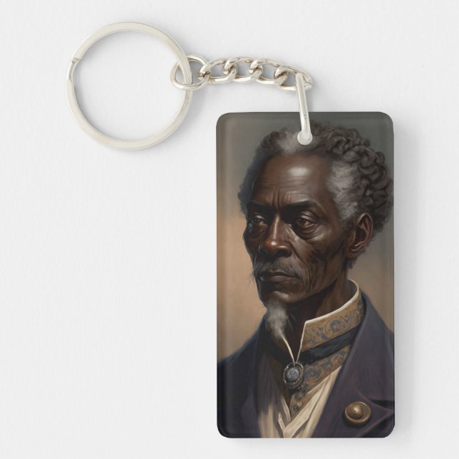 Cleon Portrait Painting Key Ring (Front)
