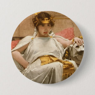 Cleopatra 7.5 Cm Round Badge