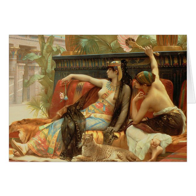 Cleopatra ... Alexandre Cabanel ... vintage art (Front Horizontal)