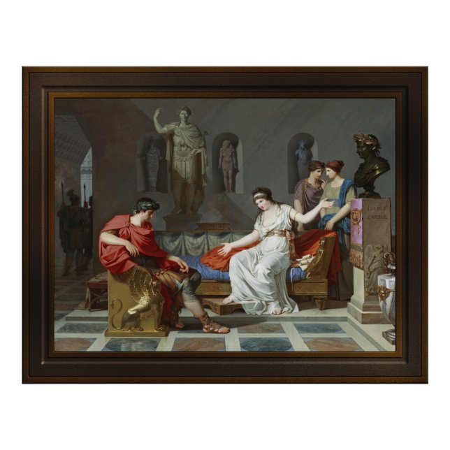 Cleopatra and Octavian by Louis Gauffier Photo Print (Front)